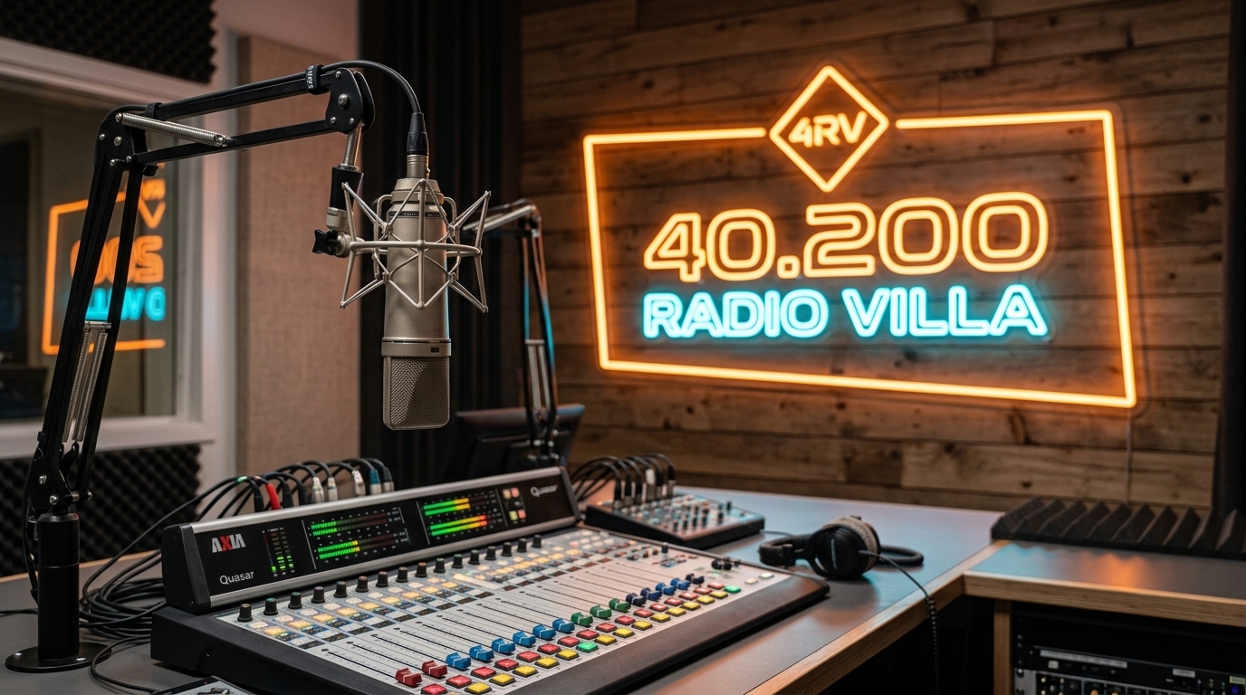 Estudio Broadcast 40.200 Radio Villa